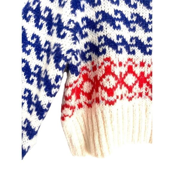 Mother Denim the wide sleeve Alpaca jumper crop size L - Picture 10 of 11